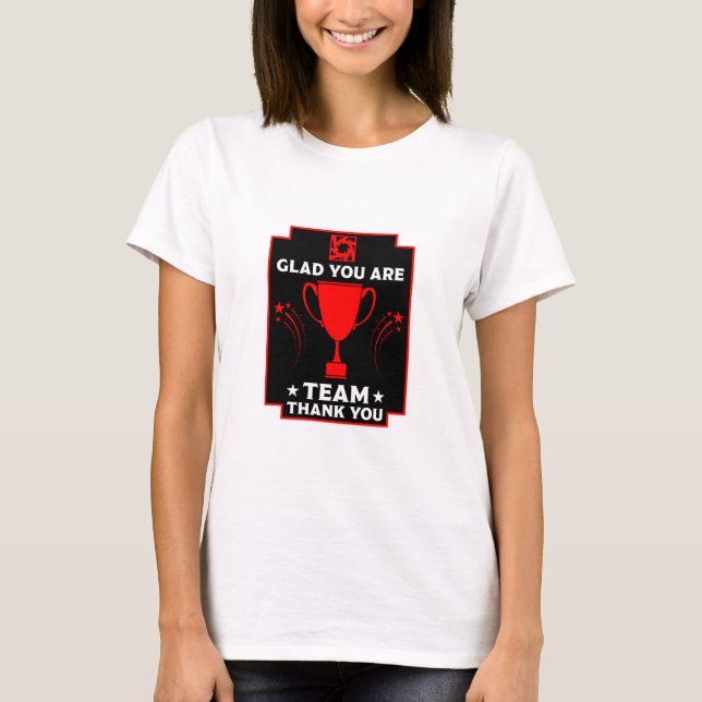 Dank des Unternehmensteams T-Shirt (Vorderseite)