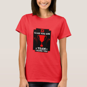 Dank des Unternehmensteams T-Shirt