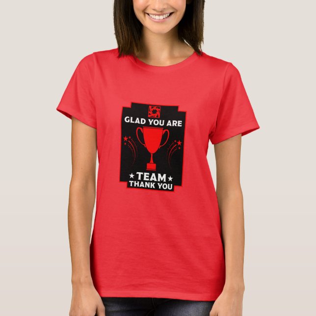 Dank des Unternehmensteams T-Shirt (Vorderseite)