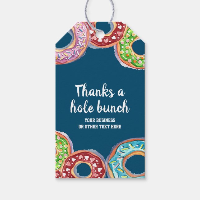 Dank einer Hole-Kugel personalisiert Geschenkanhänger (Vorderseite)