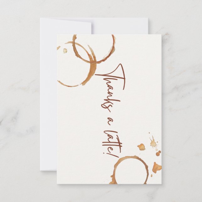 Dank einer latenten Karte (Vorderseite)