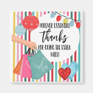 Dank für den Zustelltreiber für zusätzliche Meilen Magnet