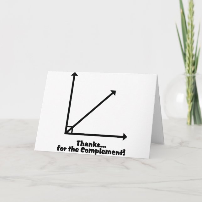 Dank für die Ergänzung Dankeskarte (Vorderseite)