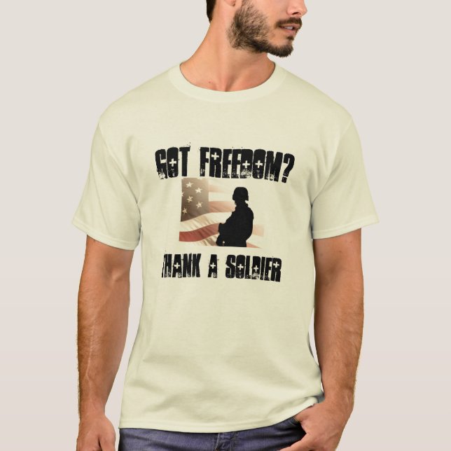 Dank für Freiheit T-Shirt (Vorderseite)