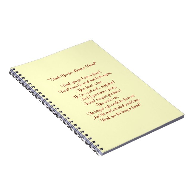 Dank für Sein mein Freund - Notizbuch Notizblock (Rechte Seite)