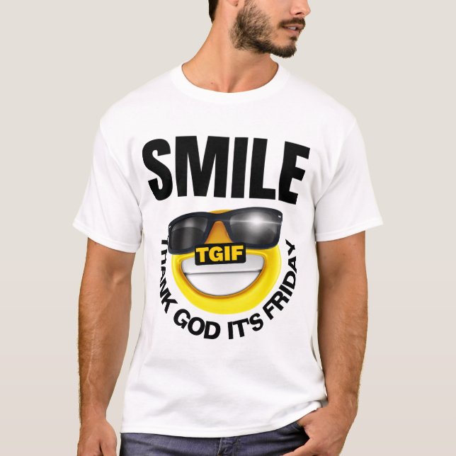DANK GOD ES IST FREITAG T-Shirt (Vorderseite)