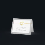 DANK IHNEN Bar mitzvah modernen goldenen jüdischen Dankeskarte<br><div class="desc">[ HINWEIS - DER GOLD-EFFEKT IST EIN DRUCKENDES BILD ] Ein modernes, einfaches Design für DANK YOU CARD Setup als Vorlage. Es ist einfach für Sie, Ihre eigenen Daten hinzuzufügen, oder auf die Schaltfläche Größe zu drücken und Sie können Text, Schriftart, Anpassungen, etc. TIPP: 1 hinzufügen oder ändern. Um die...</div>