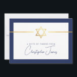DANK IHNEN Bar mitzvah modernen goldenen jüdischen Dankeskarte<br><div class="desc">[ HINWEIS - DER GOLD-EFFEKT IST EIN DRUCKENDES BILD ] Ein modernes, einfaches Design für DANK YOU CARD Setup als Vorlage. Es ist einfach für Sie, Ihre eigenen Daten hinzuzufügen, oder auf die Schaltfläche Größe zu drücken und Sie können Text, Schriftart, Anpassungen, etc. TIPP: 1 hinzufügen oder ändern. Um die...</div>