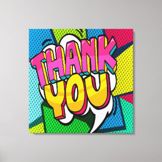 DANK IHNEN gestylte Canvas Print Leinwanddruck