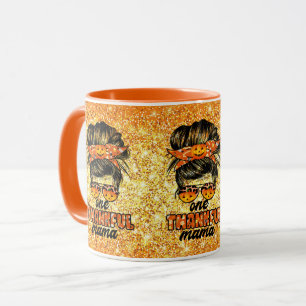 Dank Mama Autumn Farbe anpassen Tasse