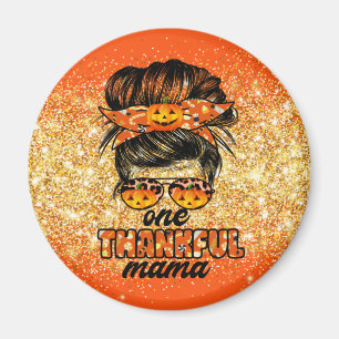 Dank Mama Autumn Text und Farbe anpassen Magnet