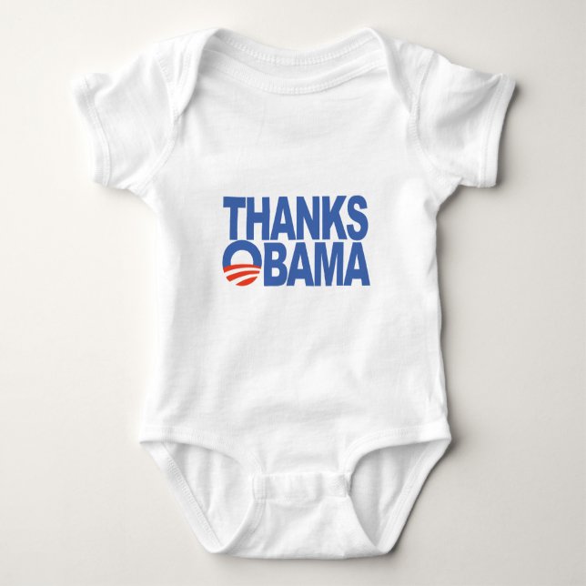 Dank Obama Baby Strampler (Vorderseite)