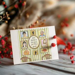 Dank Portraits Erntedank Inspiration Postkarte