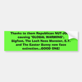 Dank sie republikanisches NUT-JOBS Verursachen Autoaufkleber