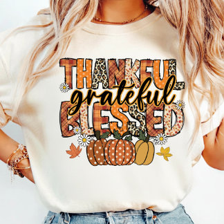 Dank-T-Shirt | Florale Herbst-Coquette-Shirt T-Shirt