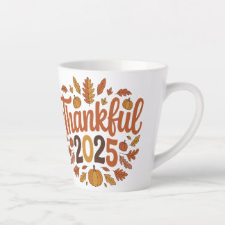 Dankbar Autumn Pumpkin Erntedank Tasse 2025