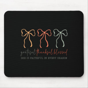 Dankbar Dankbar Gesegnet Gottes Treuer Christ Mousepad