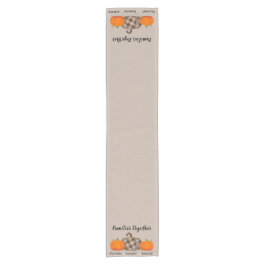 Dankbar dankbar gesegnete Familien zusammen Kurzer Tischläufer