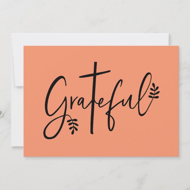 dankbar einladung (Vorderseite)