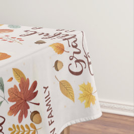 Dankbar Ergeben Gesegnet Erntedankfest Herbst Tischdecke