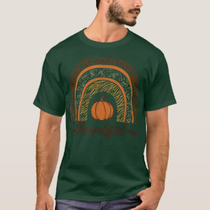 Dankbar, Erntedank, Frauenmädchen, Fall Pumpkin T-Shirt