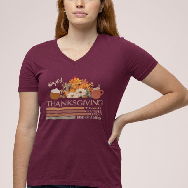 Dankbar für das Design eines gesegneten Erntedanks T-Shirt (Von Creator hochgeladen)