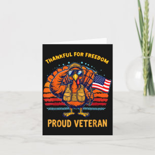 Dankbar Für Dom Stolzer Veteran Patriotischer Dank Karte