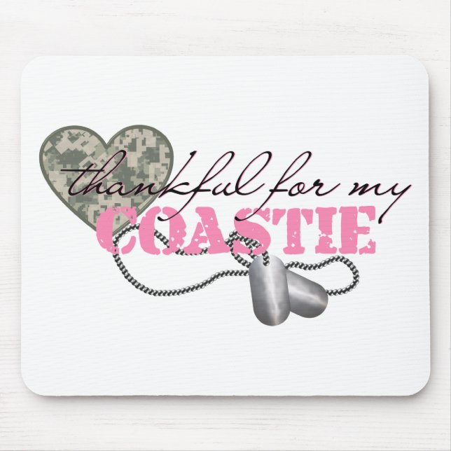 Dankbar für mein Coastie Mousepad (Vorne)