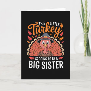 Dankbar Für Meine Headstart Truthähne Thanksgiving Karte