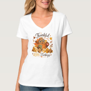 Dankbar für meine kleinen Truthähne Süße Lehrerin T-Shirt