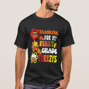 Dankbar Für Meinen Truthahn-Dankfest-Tee Der 1. Kl T-Shirt