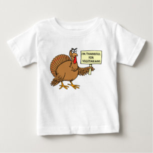 Dankbar für Vegetarier Baby T-shirt