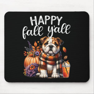 Dankbar, gesegnet englischen Bulldog Fall Y'a Mousepad