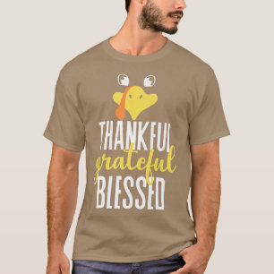 Dankbar, gesegnet Erntedank Familie Männer T-Shirt