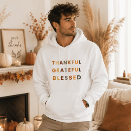 Dankbar, gesegnet - Fall Hoodie