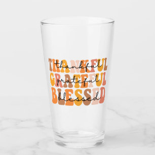 Dankbar, gesegnet glas