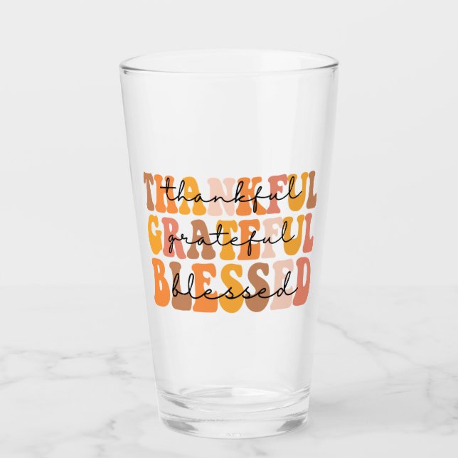 Dankbar, gesegnet glas (Vorderseite)