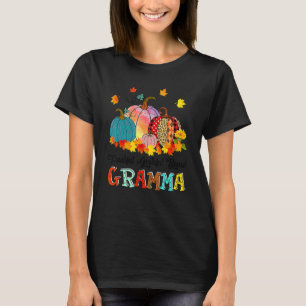 Dankbar, gesegnet Gramma Pumpkins Thanksgi T-Shirt
