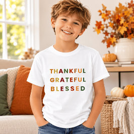Dankbar gesegnet - Kinder fallen T - Shirt