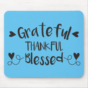 dankbar, gesegnet mousepad