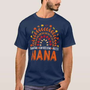 Dankbar Gesegnet Nana Herbst Thanksgiving T-Shirt
