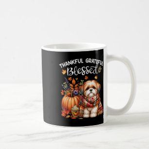 Dankbar, gesegnet Shih Tzu Dog Fall Y'all Kaffeetasse