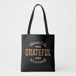 Dankbar, gesegnet Spaß Leopard Print Fall