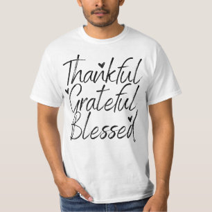 Dankbar, gesegnet T-Shirt
