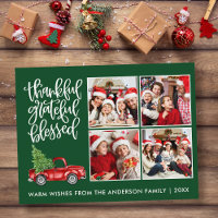 Dankbar gesegnete LKW 4 Foto Green