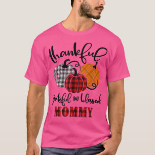 Dankbar gesegnete Mama Buffalo Kariert als T-Shirt