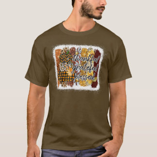 Dankbar gesegnete Pumpkins Herbst Herbst als T-Shirt