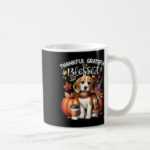 Dankbar gesegneter Beagle Hund glücklich Fall Y' Kaffeetasse