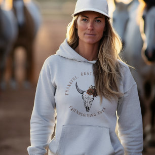 Dankbar, gesegneter Western Freundschaft Hoodie