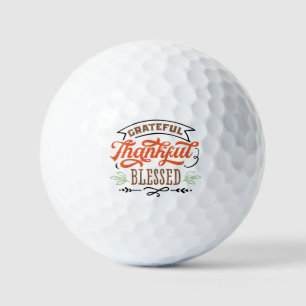 Dankbar Glückwunsch gesegnete Ferien Erntedank Golfball